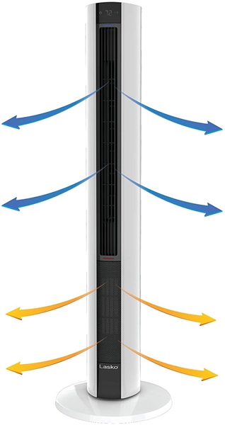 Lasko FH500 Fan & Space Heater Combo Tower, 42 Inch