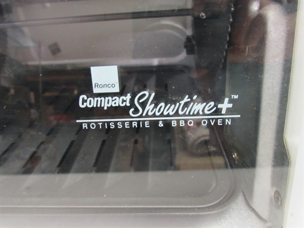 RONCO COMPACT SHOWTIME+ ROTISSERIE OVEN/BBQ