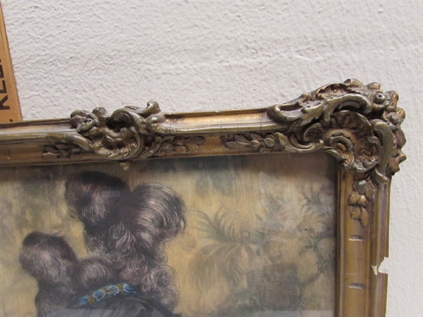 ANTIQUE FRAMED PORTRAIT