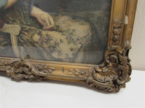 ANTIQUE FRAMED PORTRAIT