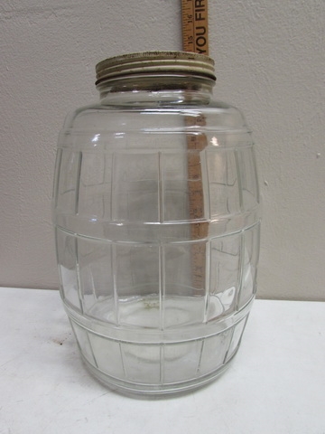 LARGE VINTAGE/ANTIQUE GLASS JAR