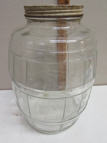 LARGE VINTAGE/ANTIQUE GLASS JAR