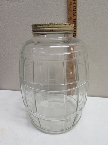 LARGE VINTAGE/ANTIQUE GLASS JAR