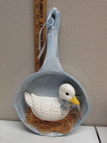 BLUE & WHITE GOOSE THEMED KITCHENWARE