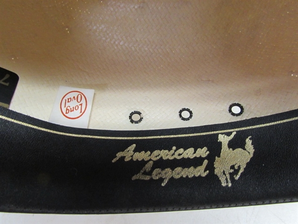 AMERICAN LEGEND STRAW COWBOY HAT