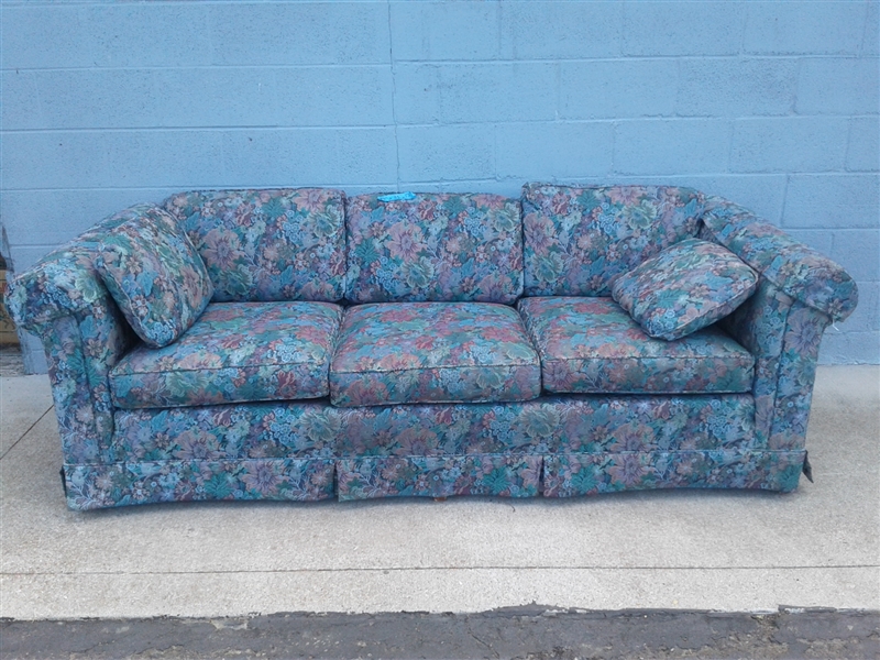 Vintage Floral Sofa 