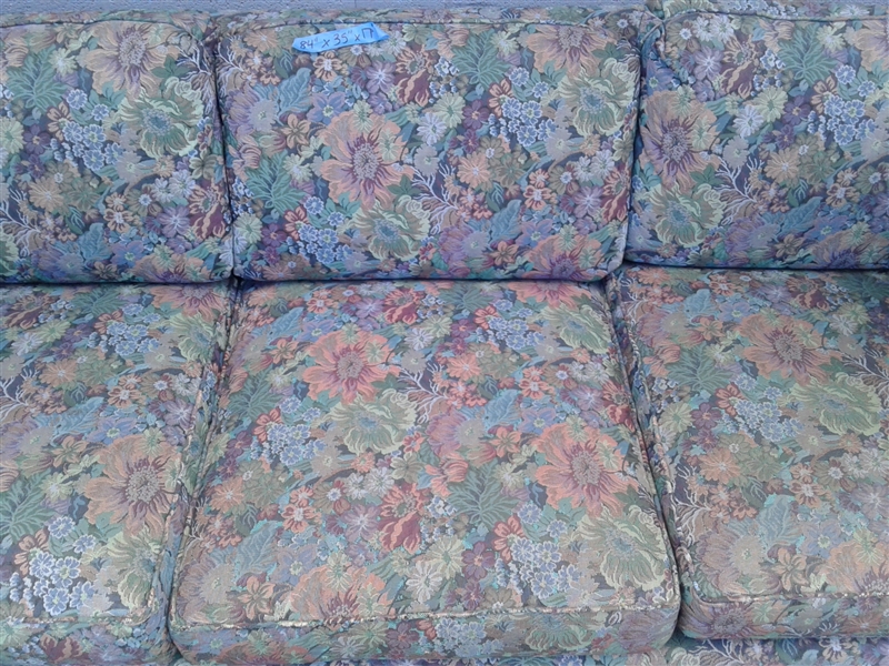 Vintage Floral Sofa 