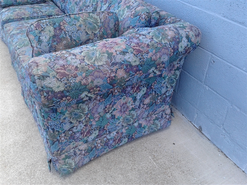 Vintage Floral Sofa 