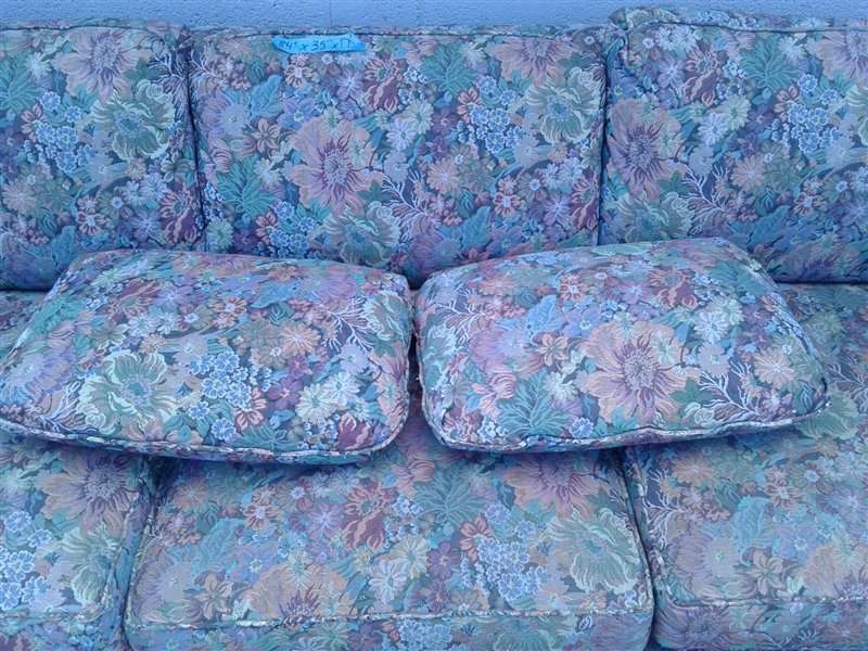 Vintage Floral Sofa 