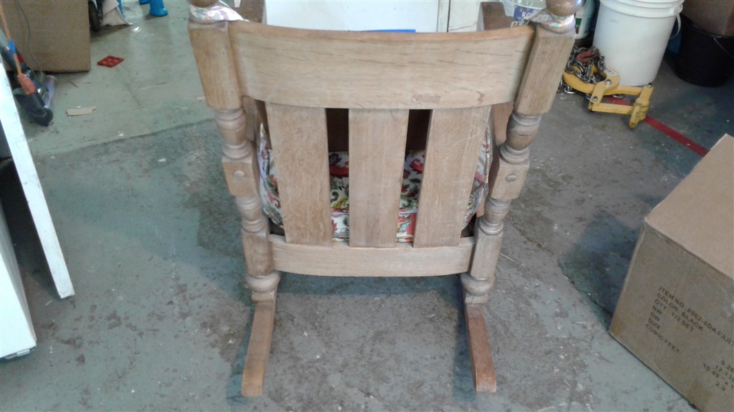 Vintage Wood Rocking Chair