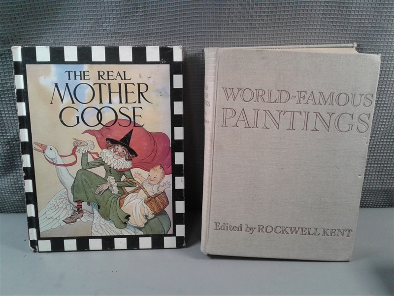 Vintage Books & Magazine- The Real Mother Goose, Robinson Crusoe, The Three Musketeers etc