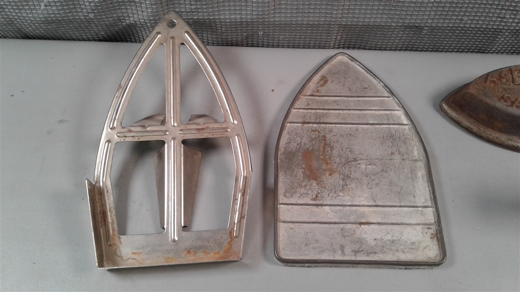 Antique & Vintage Irons & Iron Trays