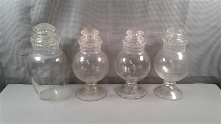 Vintage Country Store Candy Jars- Large
