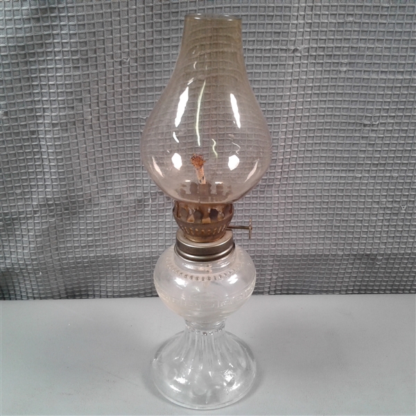 Vintage Small Hurricane Oil Lamps