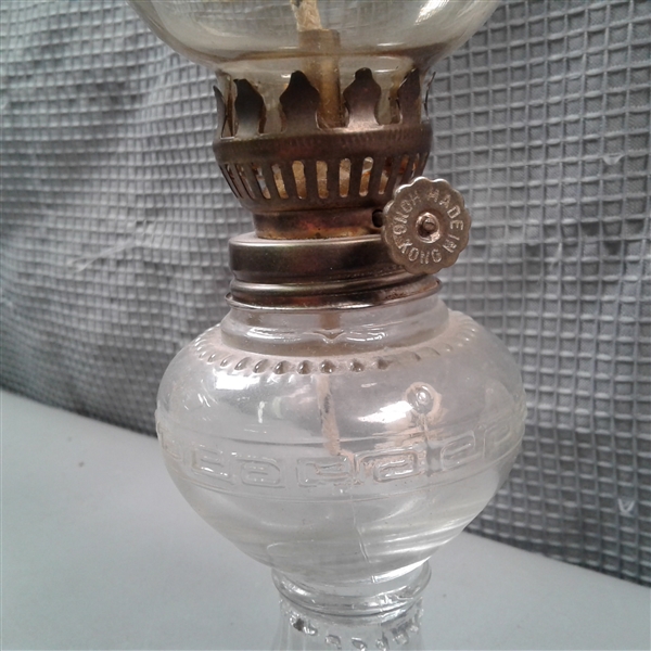 Vintage Small Hurricane Oil Lamps