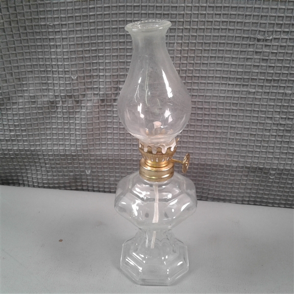 Vintage Small Hurricane Oil Lamps