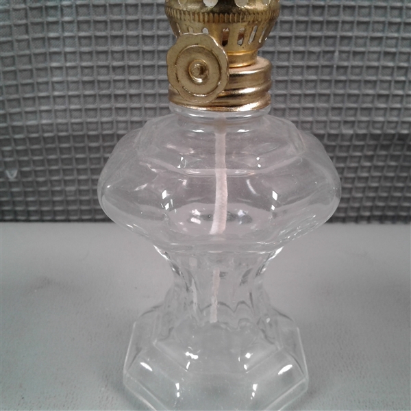 Vintage Small Hurricane Oil Lamps