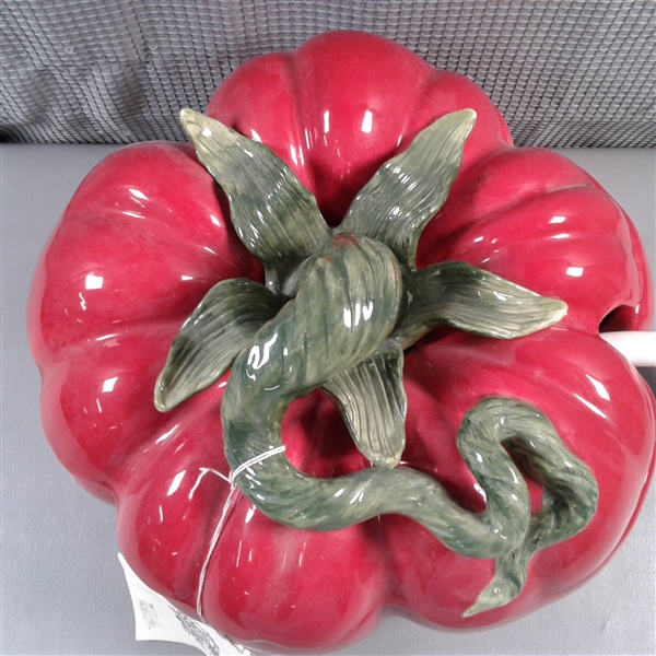 Vintage Kaldun & Bogle Tomato Soup Tureen & Ladle