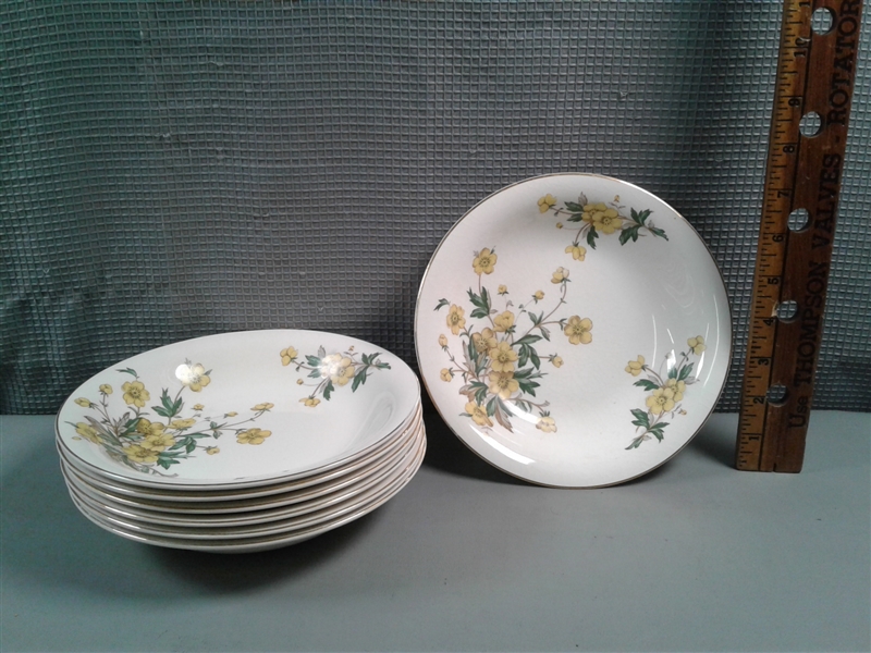 Vintage Discontinued Knowles Buttercup China 47 Piece Set