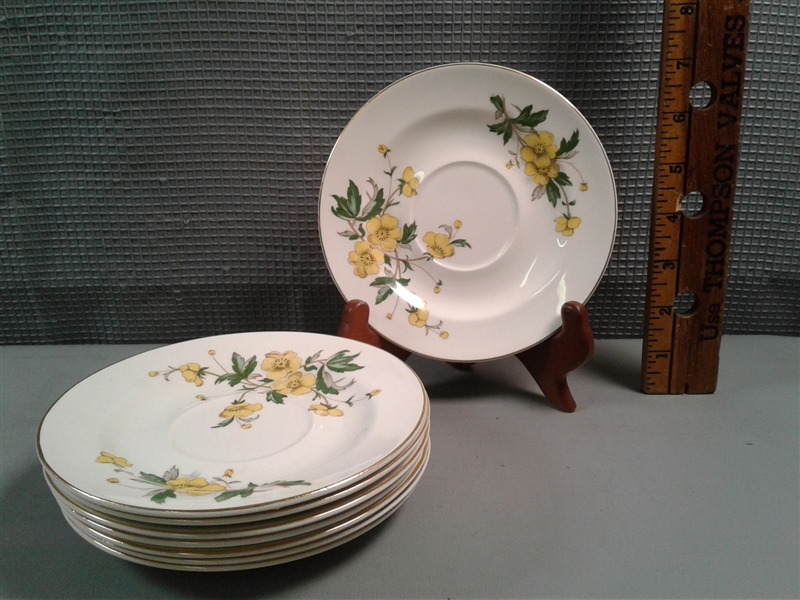 Vintage Discontinued Knowles Buttercup China 47 Piece Set