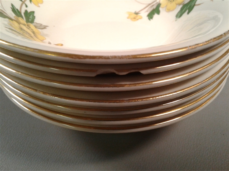 Vintage Discontinued Knowles Buttercup China 47 Piece Set