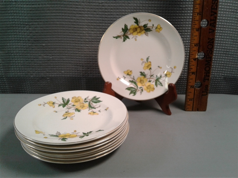 Vintage Discontinued Knowles Buttercup China 47 Piece Set