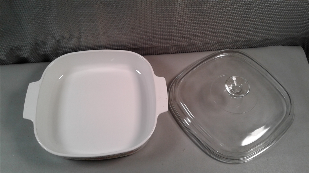 Corning Ware Spice of Life square casserole A-10-B with Lid