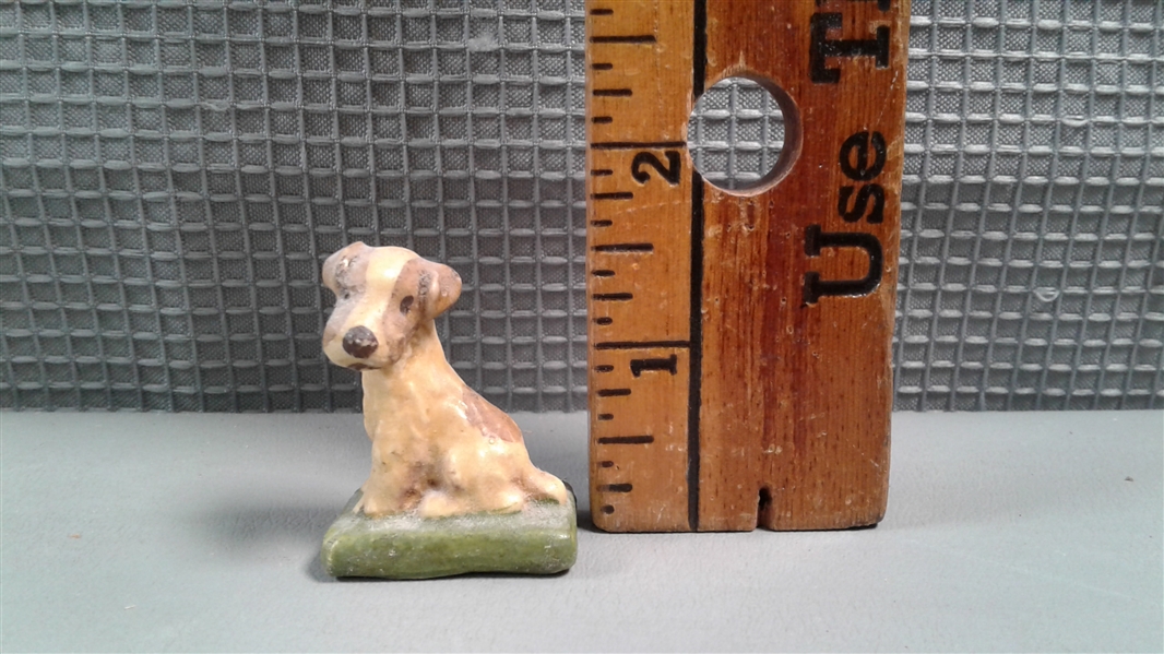 Collection of Vintage Dogs- Figurines and Plate