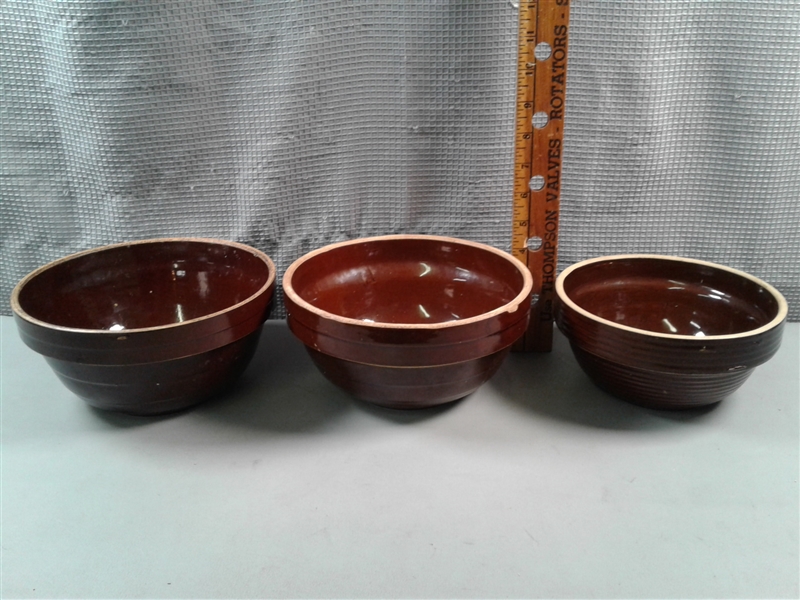 Stoneware Bowls and Jug