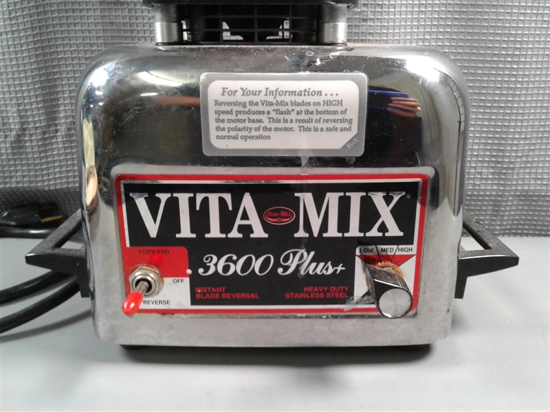 Vintage Vita-Mix 3600 Plus+ With Manuals and Video
