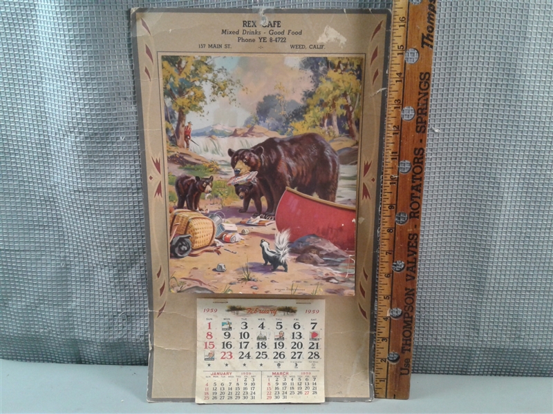 Antique and Vintage Ephemera Calendars