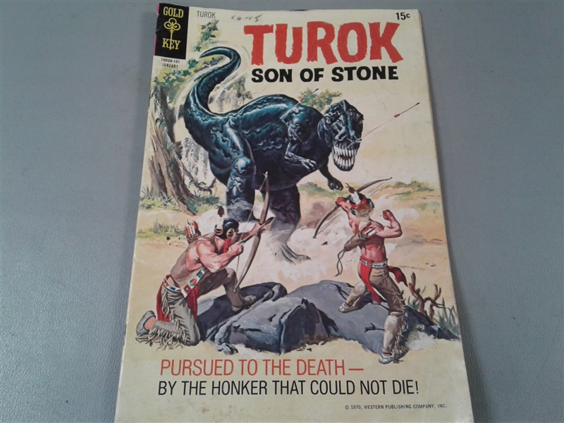 Vintage 1970's Dell Gold Key Comics Turok Son of Stone- 3 Issues