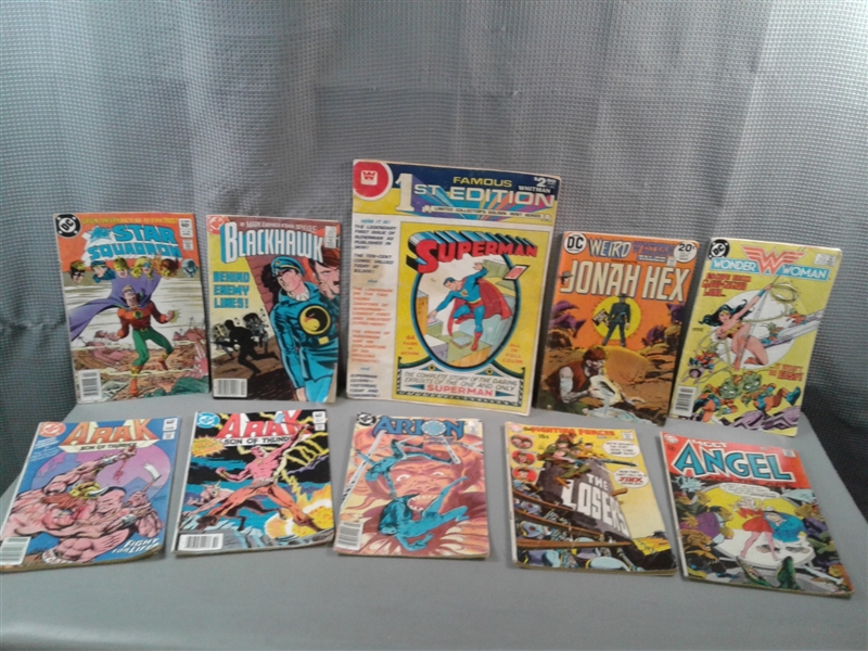 Vintage 1960's, 1970's & 1980's DC Comics- 10 Issues