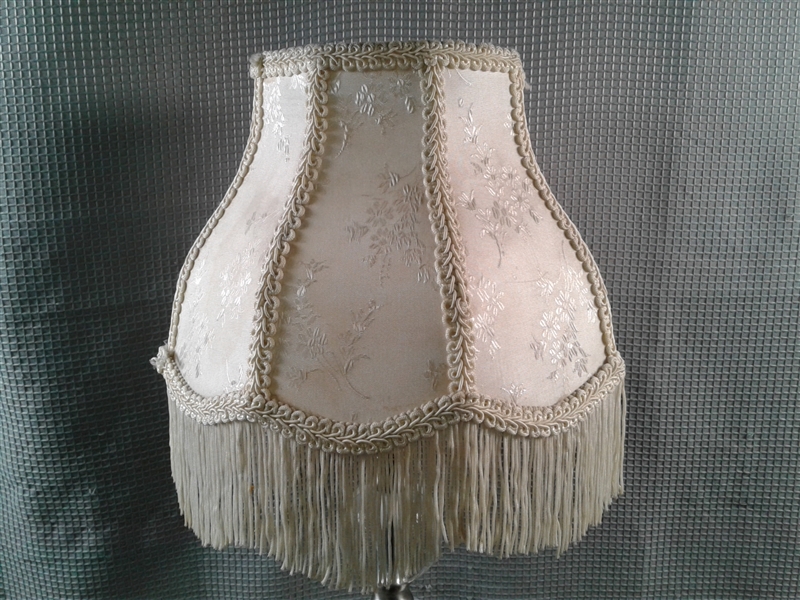 Bubble Table Lamp with Vintage Shade