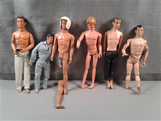 Vintage Male Dolls- Ken 1960, G.I. Joe, Lone Ranger, Luke Perry etc. 