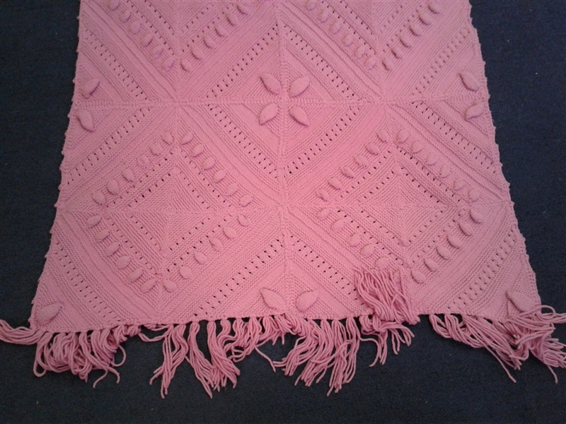 Hand Knitted Blanket 