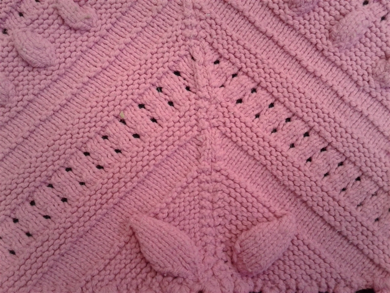 Hand Knitted Blanket 