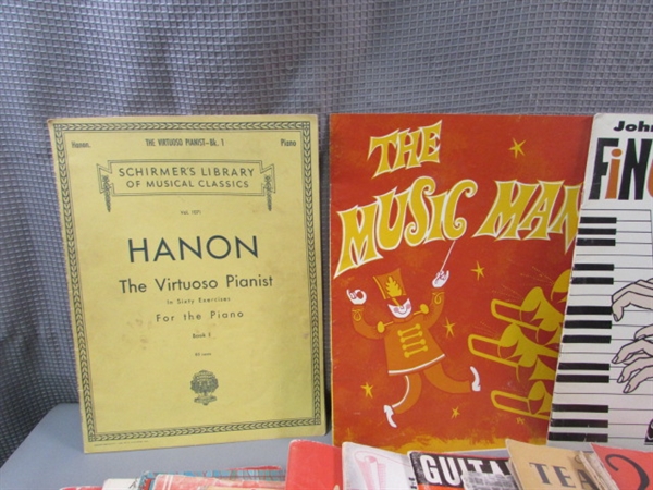 Vintage Music Books and Sheets