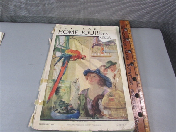 Antique and Vintage Ladies Home Journal Signs, Magazines, and Prints
