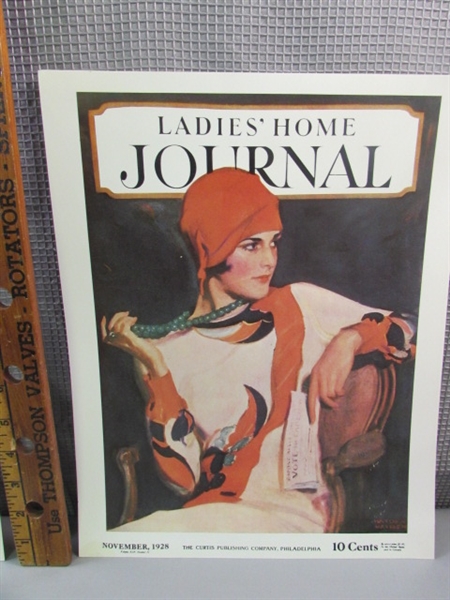 Antique and Vintage Ladies Home Journal Signs, Magazines, and Prints