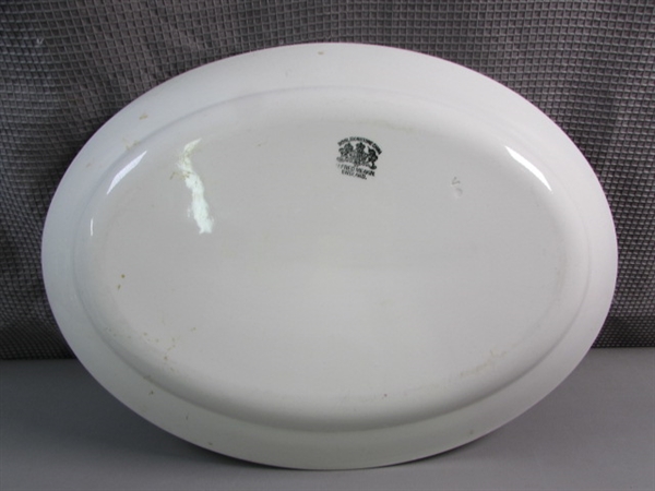 Royal Ironstone Platters, Bowls & Red Transferware