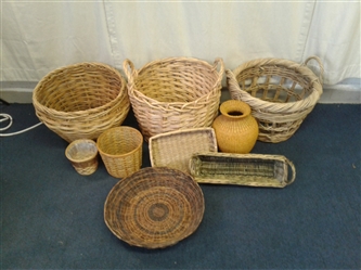 Wicker and Woven Baskets