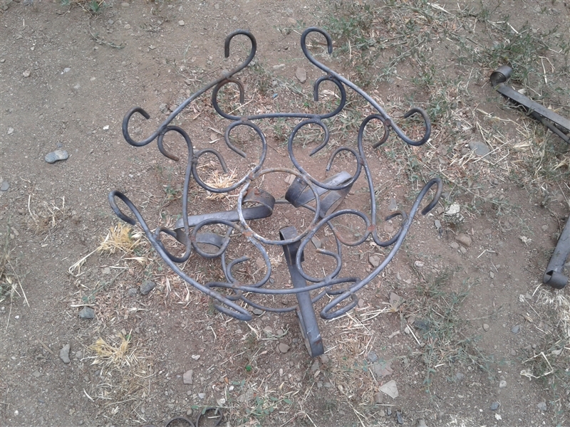 Wrought Iron Plant Stands and Metal Table Frame