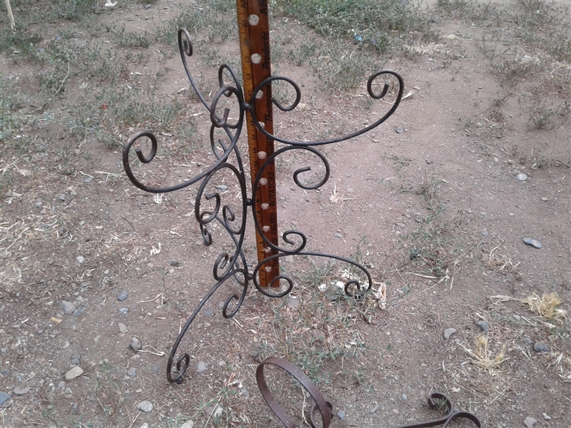 Wrought Iron Plant Stands and Metal Table Frame