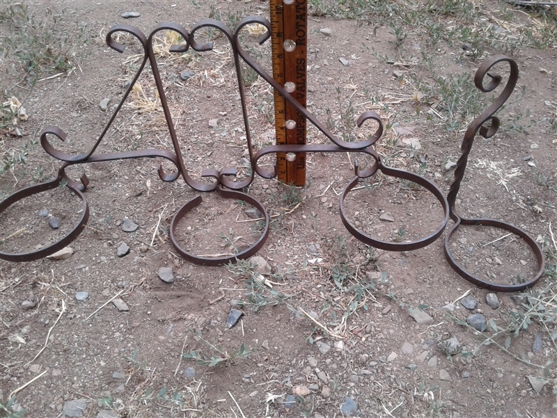 Wrought Iron Plant Stands and Metal Table Frame