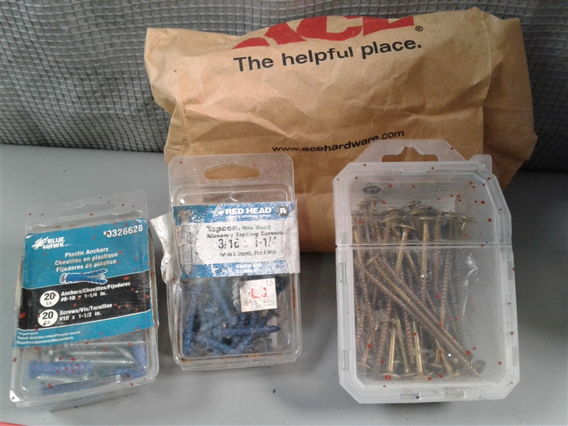 Hardware- Nails, Screws, staples, etc