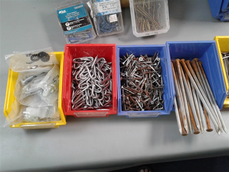 Hardware- Nails, Screws, staples, etc