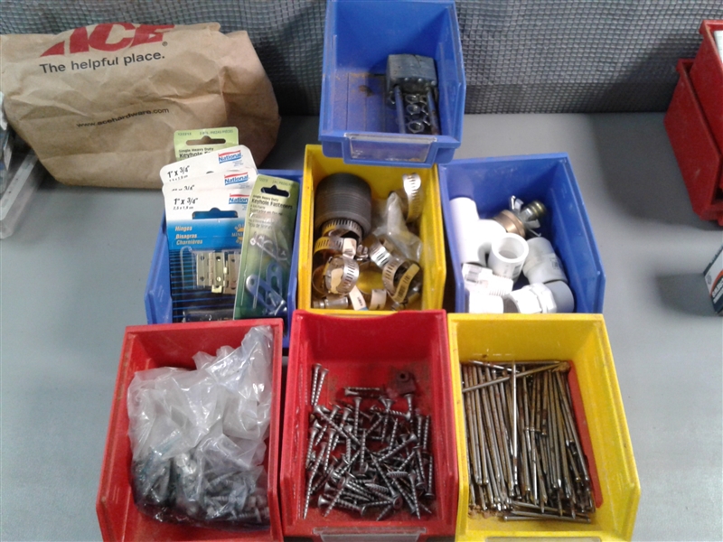 Hardware- Nails, Screws, staples, etc