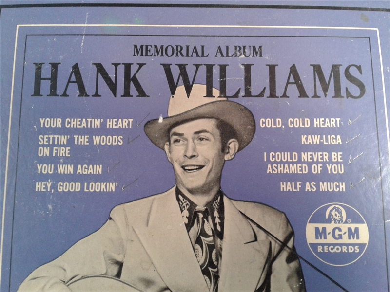 Vintage Hank Williams Memorial Album 10