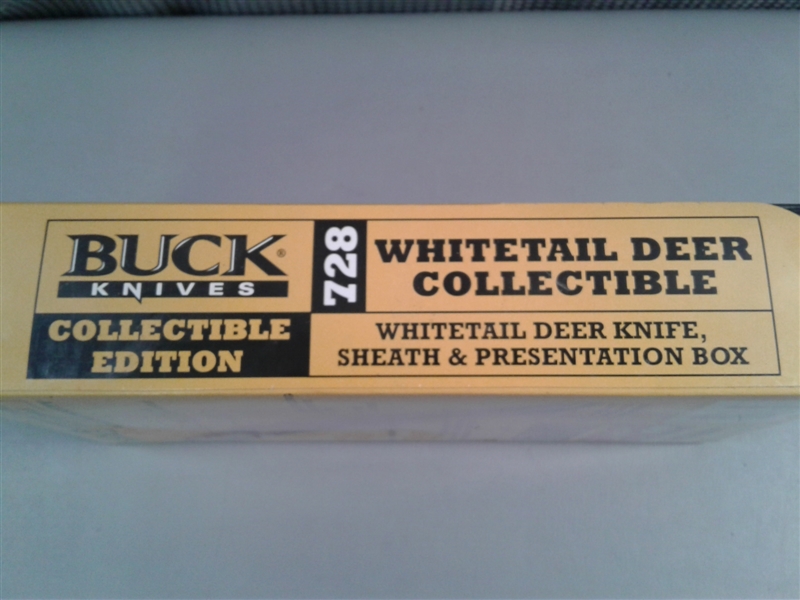 New- Buck Knives Whitetail Deer Collectible Edition Knife 728